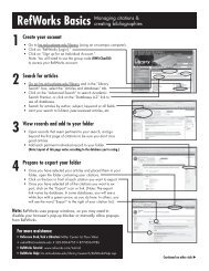 RefWorks Basics Handout (.pdf)