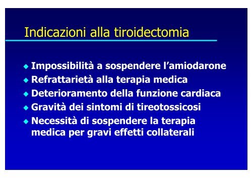 Amiodarone e tiroide. - Cuorediverona.it