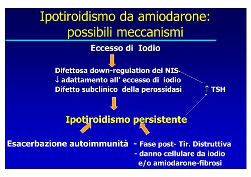 Amiodarone e tiroide. - Cuorediverona.it