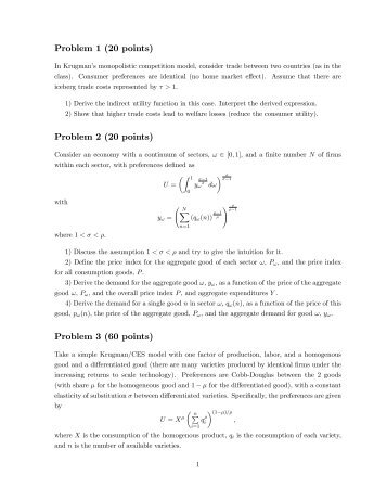 Problem Set 2