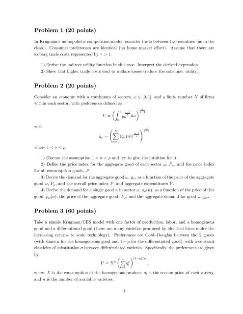 Problem Set 2