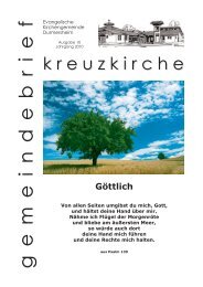 g e m e i n d e b r i e - Evangelische Kirchengemeinde Durmersheim