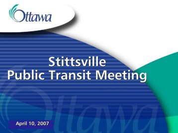 Stittsville transit meeting - Shad Qadri