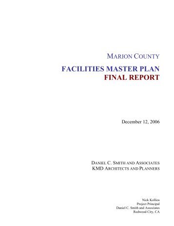 FACILITIES MASTER PLAN FINAL REPORT