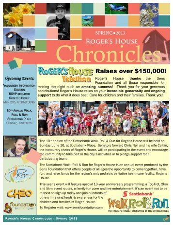 Spring 2013 Newsletter - Roger's House