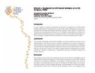 DifusiÃ³n y DivulgaciÃ³n de InformaciÃ³n BiolÃ³gica en la ... - SOMEDICyT