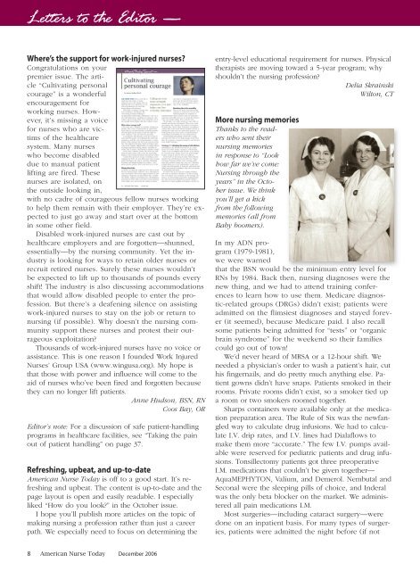 Pdf Format American Nurse Today