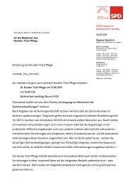 Einladung zum Runden Tisch Pflege - Dagmar Neukirch (MdL)