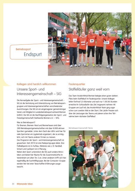 Personal- und Sozialbericht 2012 - ArcelorMittal