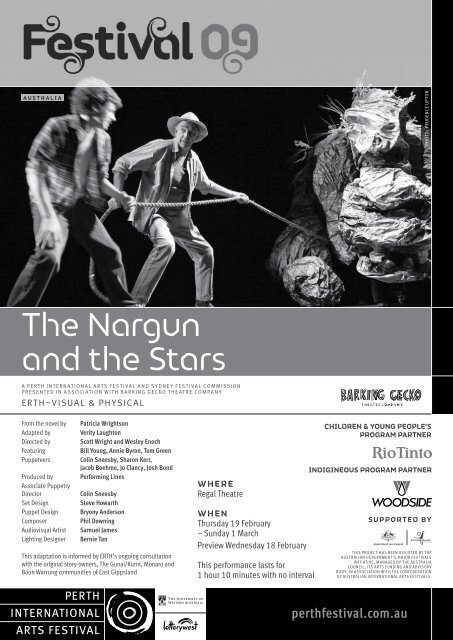 The Nargun and the Stars - 2009 - Perth International Arts Festival