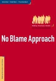 Mobbing - No Blame Approach