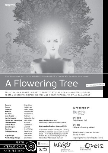 A Flowering Tree - 2009 - Perth International Arts Festival
