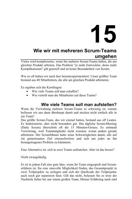 Scrum und XP im harten Projektalltag