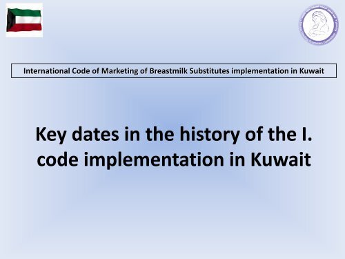 International Code of Marketing of Breastmilk Substitutes ...