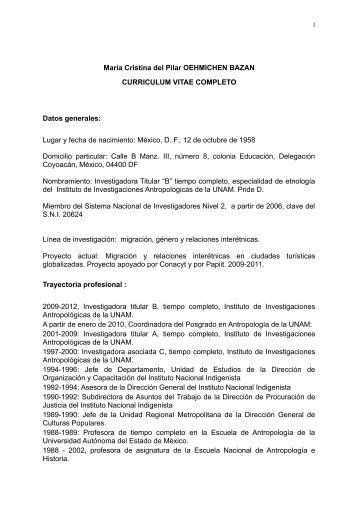 FranÃ§oise LESTAGE - Junta de Gobierno UNAM
