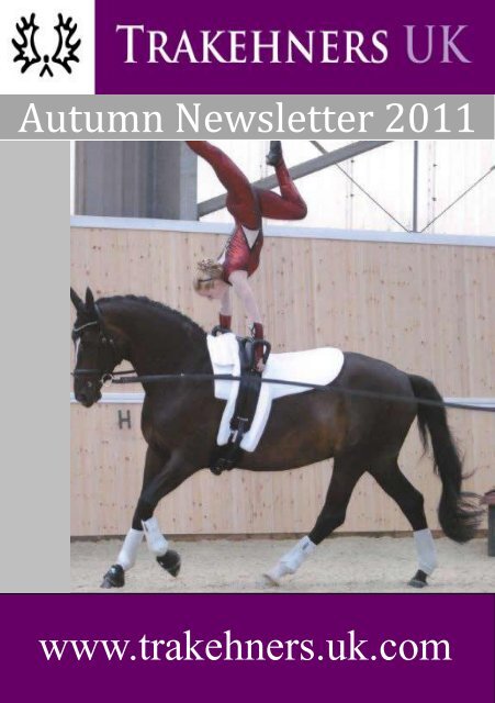 2011 Autum Newsletter - Trakehners UK