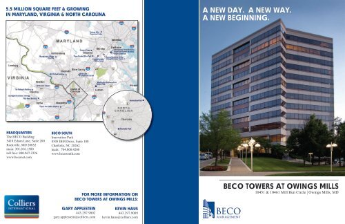 Beco Towers At Owings Mills A New Day A New Way A