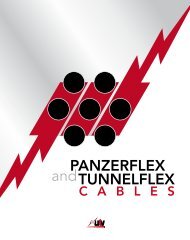 NSHTOU-J PANZERFLEX - FESTOONFLEX - TUNNELFLEX ( reeling cables)