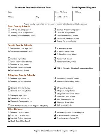 substitute teacher form