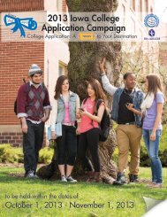 Site Coordinator Handbook - Iowa College Student Aid Commission