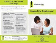 Beyond the Guideways! - Iowa College Student Aid Commission