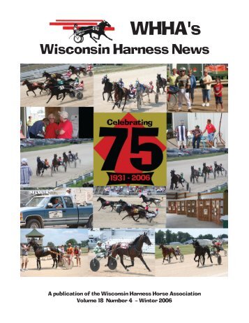 December 2006 - Wisconsin Harness Horse Association