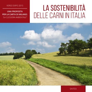 LA SOSTENIBILITÀ delle carni in italia