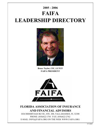 FAIFA LEADERSHIP DIRECTORY