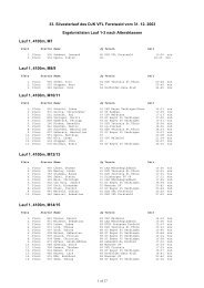 Lauf 1 bis 3 Altersklassen und ... - DJK-VFL-Forstwald eV