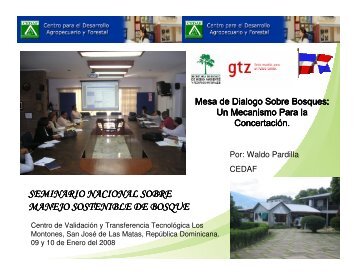 Mesa de Dialogo Sobre Bosques - CEDAF