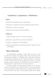 Condutores, Capacitores e Dielétricos Meios Materiais