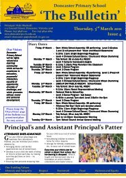 2011 Newsletter 4 - Doncaster Primary School