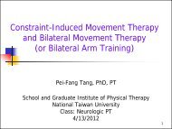 Constraint-Induced Movement Therapy (CIMT)
