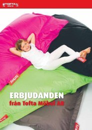 ERBJUDANDEN - Tofta Möbel AB