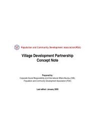 Village Development Partnership Concept Note