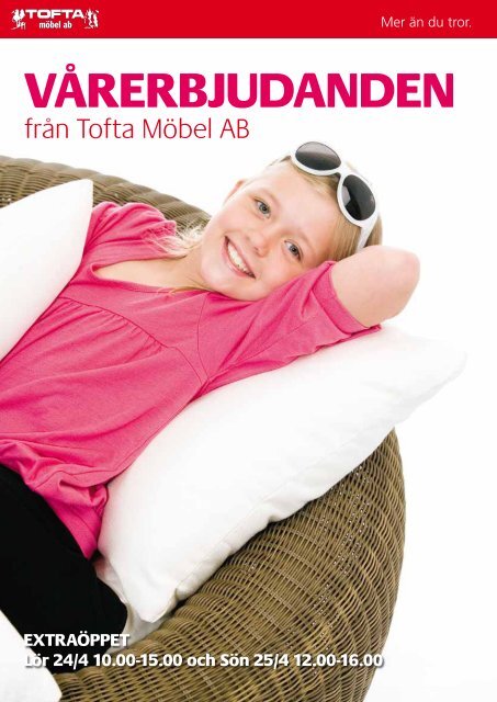 VÃ…RERBJUDANDEN - Tofta MÃ¶bel AB