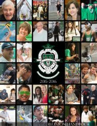 Reunion Handbook - Saint Mary's High School