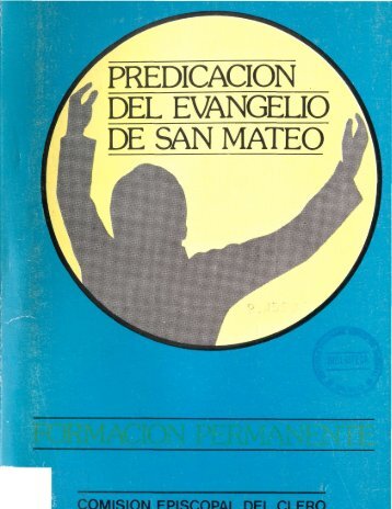 rodriguez carmona, antonio - predicacion del evangelio de san mateo