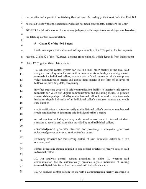 Ronald A. Katz Technology Licensing v. Earthlink - IP Spotlight