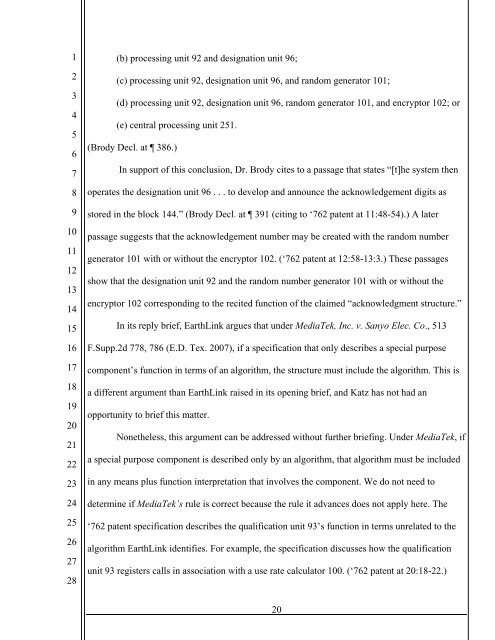 Ronald A. Katz Technology Licensing v. Earthlink - IP Spotlight