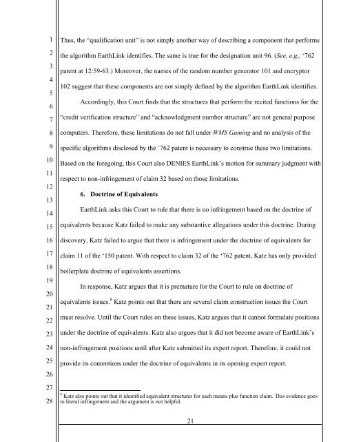 Ronald A. Katz Technology Licensing v. Earthlink - IP Spotlight