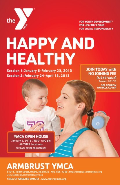 HAPPY AND HEALTHY - Armbrust YMCA