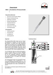 Datenblatt - Ing. Rolf Heun Meß-Prüf-Regeltechnik GmbH