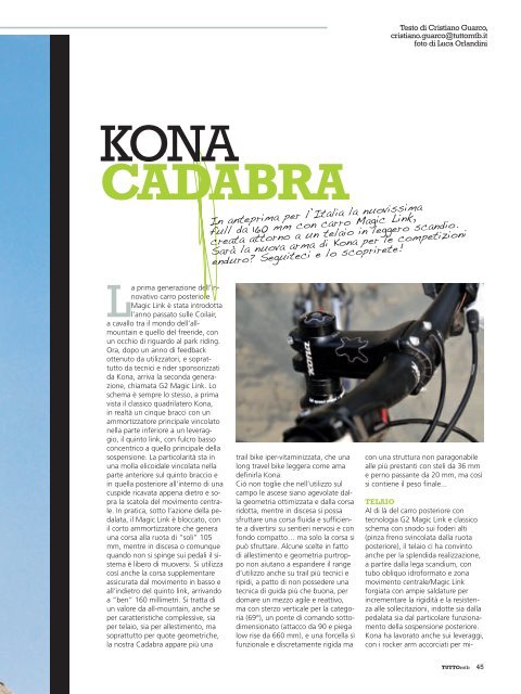 TEST kona Cadabra - konaworld