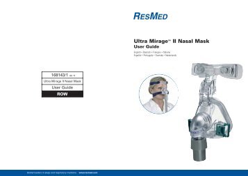 Ultra Mirageâ¢ II Nasal Mask - Nord Service Projects GmbH