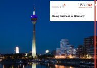 HSBC Doing business in Germany