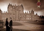 glamis castle website wedding choices wedding packages & fees ...