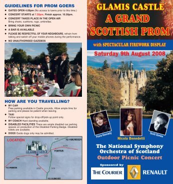 A Grand Scottish Prom - Glamis Castle
