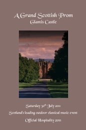 A Grand Scottish Prom - Glamis Castle