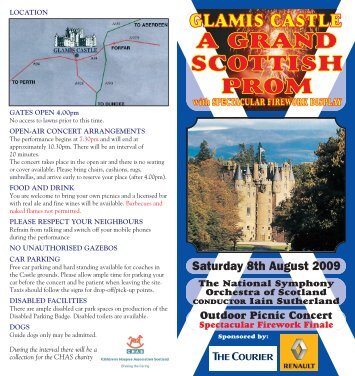 Glamis leaflet 2009 - Glamis Castle